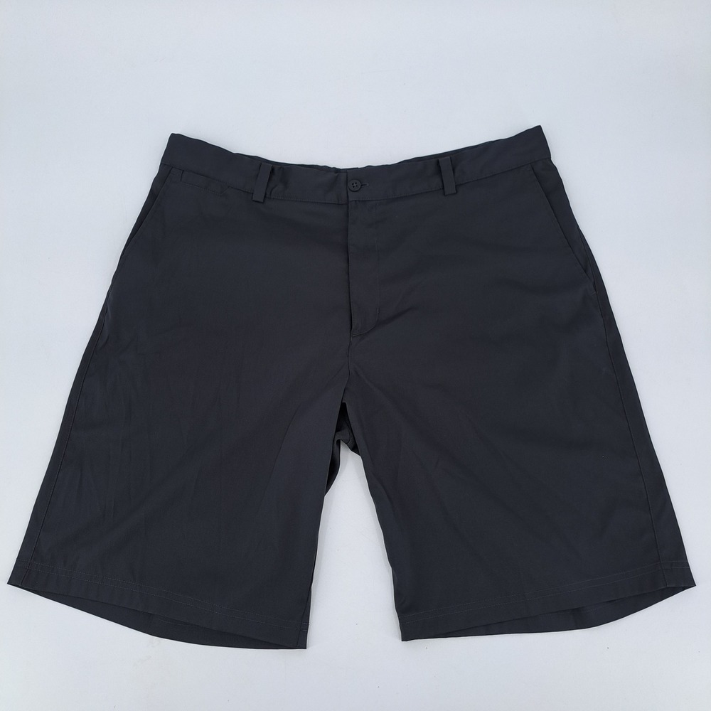 Nike Dri-FIT Shorts Mens 36 Black Polyester Spandex Solid 639798-010 Stretch